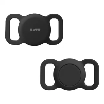 PICOM Laut Pet Tag - beschermhoes voor AirTag (zwart)