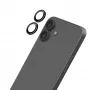 LAUT Ring Camera Lens Protector voor Apple iPhone 16 / 16 Plus - zwart