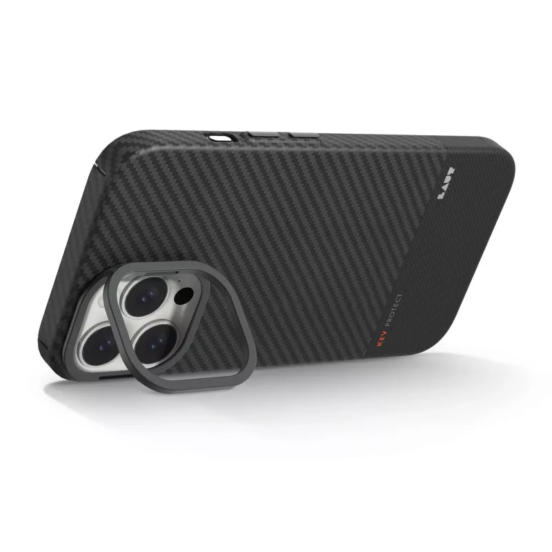 Laut Kev Protect Case voor iPhone 16 Pro Max, MagSafe-compatibel, zwart