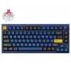 Keychron P1P-O1 75% Lemokey Super Red Switch Navy Blue mechanisch toetsenbord