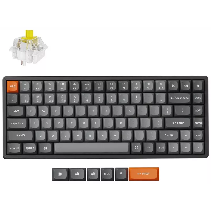 Keychron K2 Max 75% Banana Switch RGB zwart