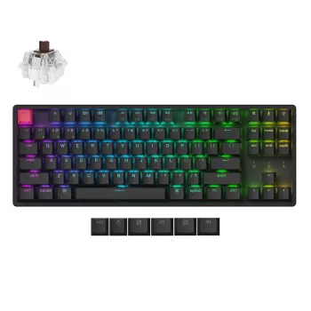Keychron K8X-J3 80% TKL Brown Switch RGB hot-swap zwart