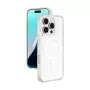 AMAZINGTHING Minimal Mag Case siliconenhoes met magneetring voor iPhone 16 Pro - transparant