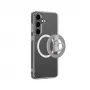 AMAZINGTHING Minimal Mag Case met magneetring voor Samsung Galaxy S25+ - Transparant