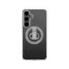 AMAZINGTHING Minimal Mag Case met magneetring voor Samsung Galaxy S25+ - Transparant
