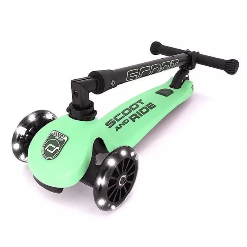 Scoot & Ride Highwaykick 3 LED Kiwi 3-wiel kick-step