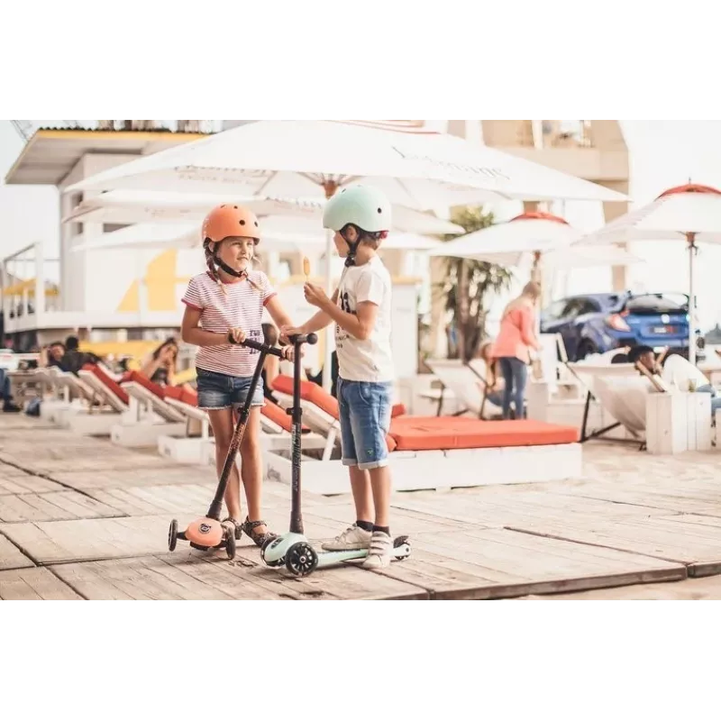 Scoot & Ride helm S-M Peach kinder multisporthelm