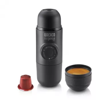 WACACO Minipresso NS draagbare espressomachine voor Nespresso-capsules, zwart