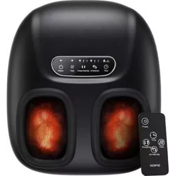 RENPHO voetmassageapparaat met warmtefunctie zwart (RP-FM057R)