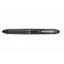 PILOT PEN FriXion Ball 4 uitwisbare gelpen 4-in-1 zwarte behuizing 0,5 mm extrafijn