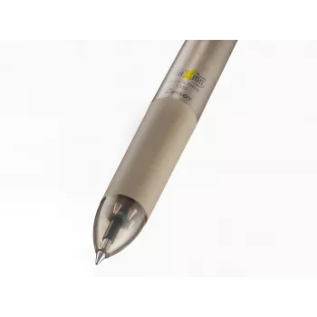 PILOT PEN FriXion Ball 4 uitwisbare gelpen 4-in-1 zwarte behuizing 0,5 mm extrafijn