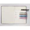 PILOT PEN FriXion Ball 4 uitwisbare gelpen 4-in-1 zwarte behuizing 0,5 mm extrafijn