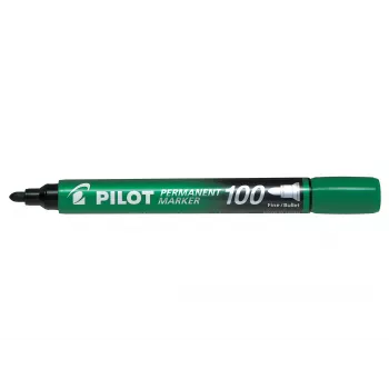 Pilot Pen 100 permanente marker groen 1,0 mm