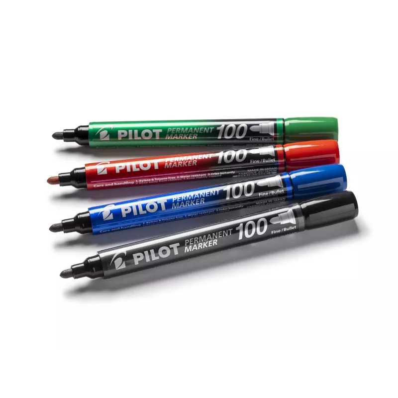 Pilot Pen 100 permanente marker groen 1,0 mm