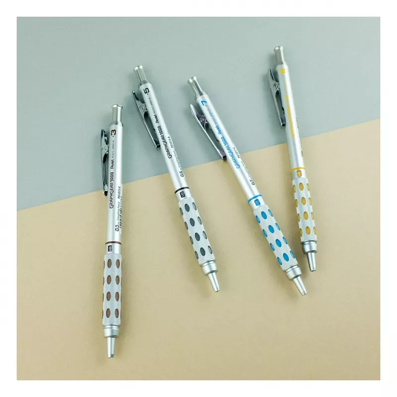 Pentel vulpotlood 0,5 mm metallic zilver