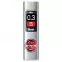 Pentel Ain Stein mechanische stiften - B - grijs - 0,3 mm - 60 mm - 15 stuks