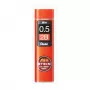 Pentel C275-2BO Super Hi-Polymer stiften navulverpakking 0,5 mm 2B oranje 40 stiften doos