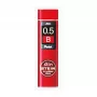 Pentel C275-BO Super Hi-Polymer stiften navulverpakking - rood - 0,5 mm - 40 stiften - doos