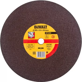 DEWALT EXTREME metaaldoorslijpschijf 355x3,0x25,4mm voor DW871
