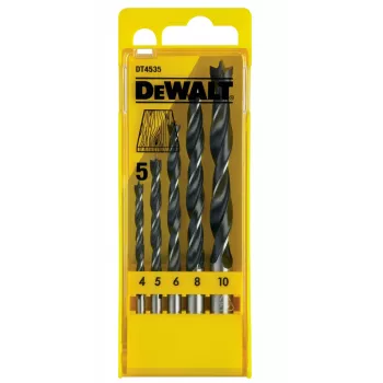 DEWALT DT4535 Brad Point Borenset 5-delig 4-10mm