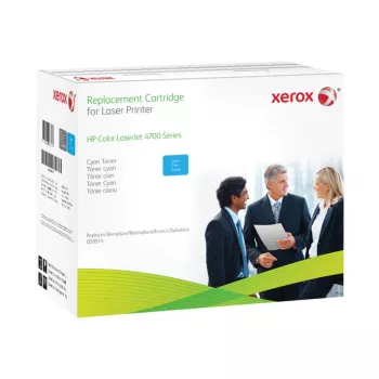 Xerox cyaan tonercartridge (alternatief voor HP Q5951A) voor HP Colour LaserJet 4700 serie - 11.600 pagina's