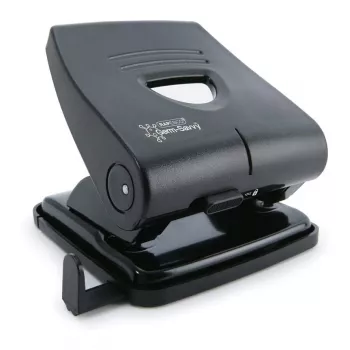 Rapesco 827-P PF827PB2 2-gaats perforator, 30 vel, zwart