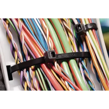 HellermannTyton T50L kabelbinders - polyamide - wit - 11 cm - V2 - EC 60092 serie - IEC 62275:2006 - 39 cm
