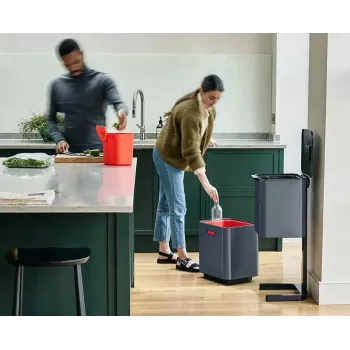 Joseph Joseph afvalbak Totem 60 L grijs
