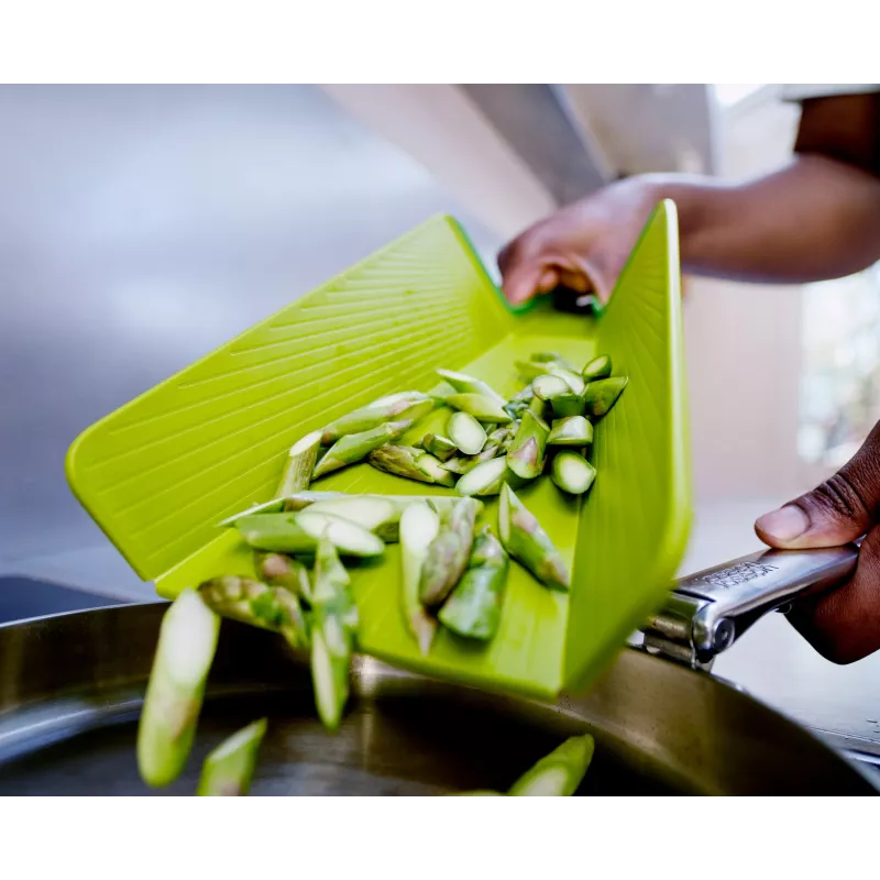 Joseph Joseph Chop2Pot Plus groene opvouwbare snijplank