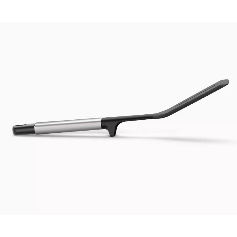 Joseph Joseph Elevate RVS-silicone gleufspatel - zwart/grijs