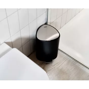 Joseph Joseph EasyStore 5L mat zwart pedaalemmer