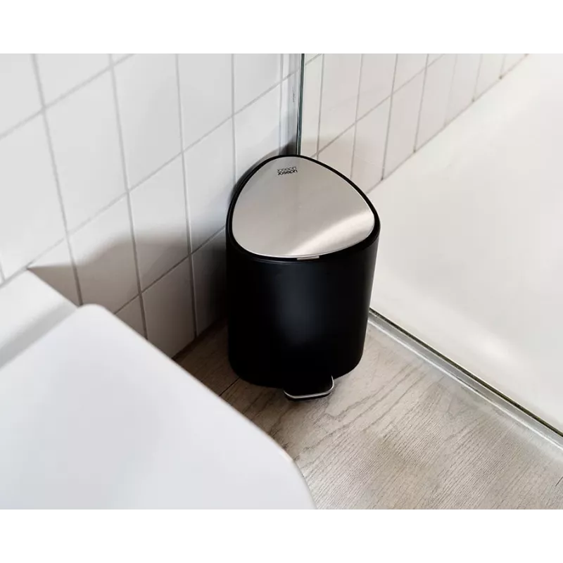 Joseph Joseph EasyStore 5L mat zwart pedaalemmer
