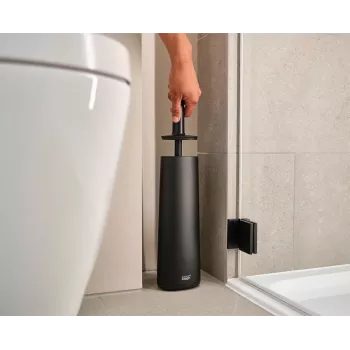 Joseph Joseph Flex 360 mat zwart toiletborstel