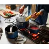 Joseph Joseph Space Fold Handle keramische antiaanbak 3-delige blauwe steelpan-set (16cm, 18cm, 20cm)