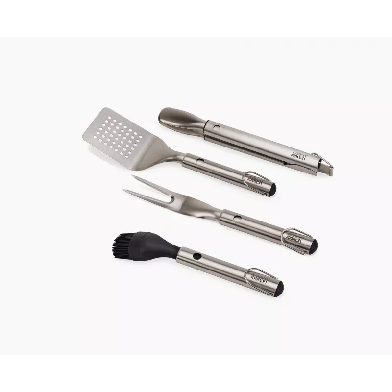 Joseph Joseph GrillOut 4-delige RVS BBQ-bestekset met opbergbox