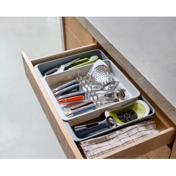 Joseph Joseph DrawerStore uitschuifbare besteklade-organizer grijs 8500017