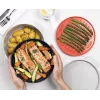 Joseph Joseph M-Cuisine 4-delige oranje magnetron-kookset