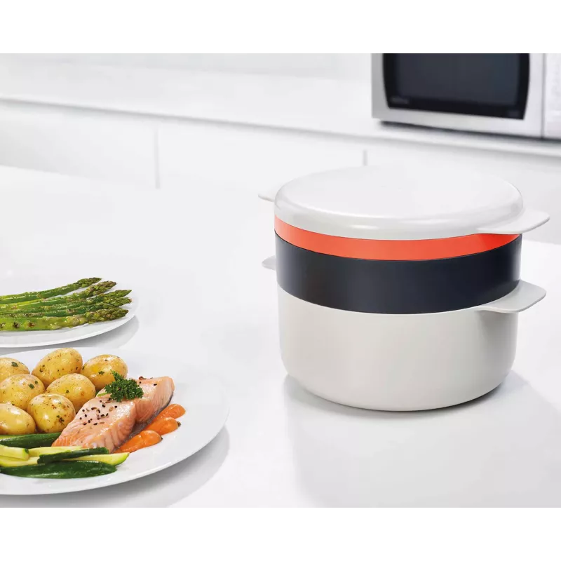 Joseph Joseph M-Cuisine 4-delige oranje magnetron-kookset