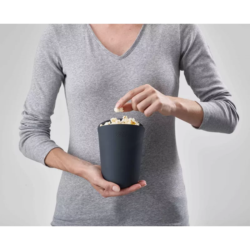 Joseph Joseph M-Cuisine 2-delige oranje magnetron-popcornmaker-set