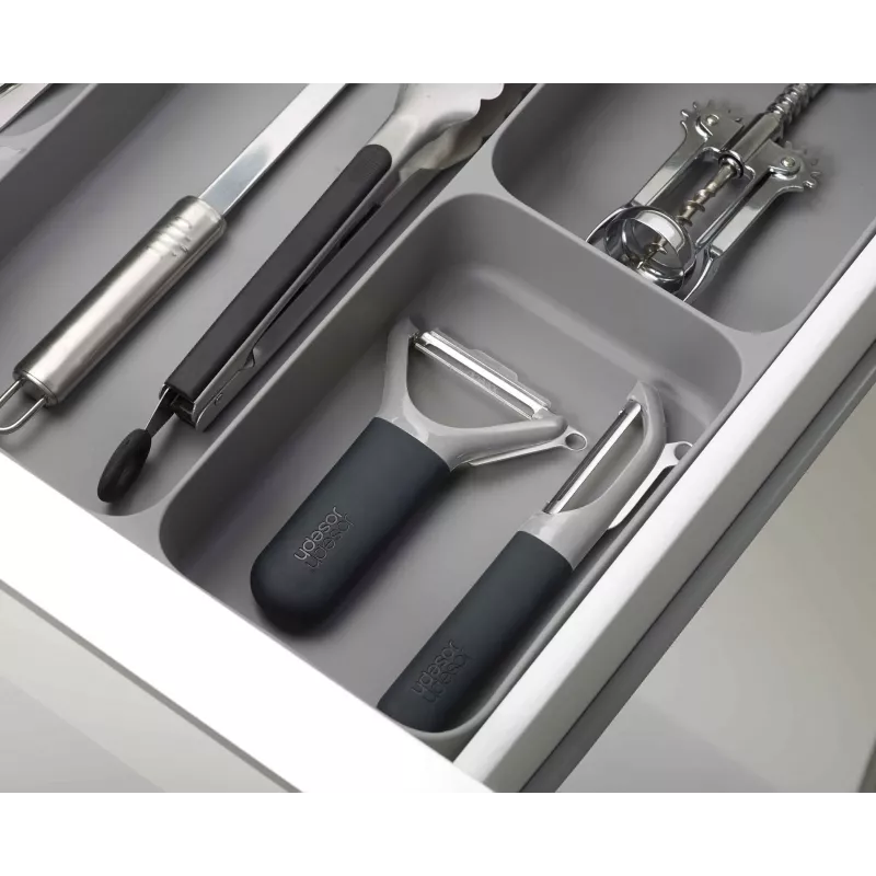 Joseph Joseph DrawerStore grijze bestek-, keukengerei- & gadget-organizer