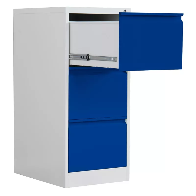 Phoenix Safe hangmapkast 3 laden blauw