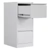 Phoenix Safe FC1003GGK 3-laden verticale archiefkast, grijs, 120 minuten brandbescherming
