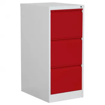 Phoenix Safe brandwerende archiefkast 3 laden rood