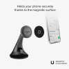 SBS universele magnetische brede zuignap telefoonhouder voor auto compatibel met MagSafe - zwart