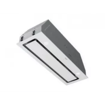 Cata GA DUAL 90 WH wandkap, 90 cm, 805 m³/h, roestvrij staal met wit glas