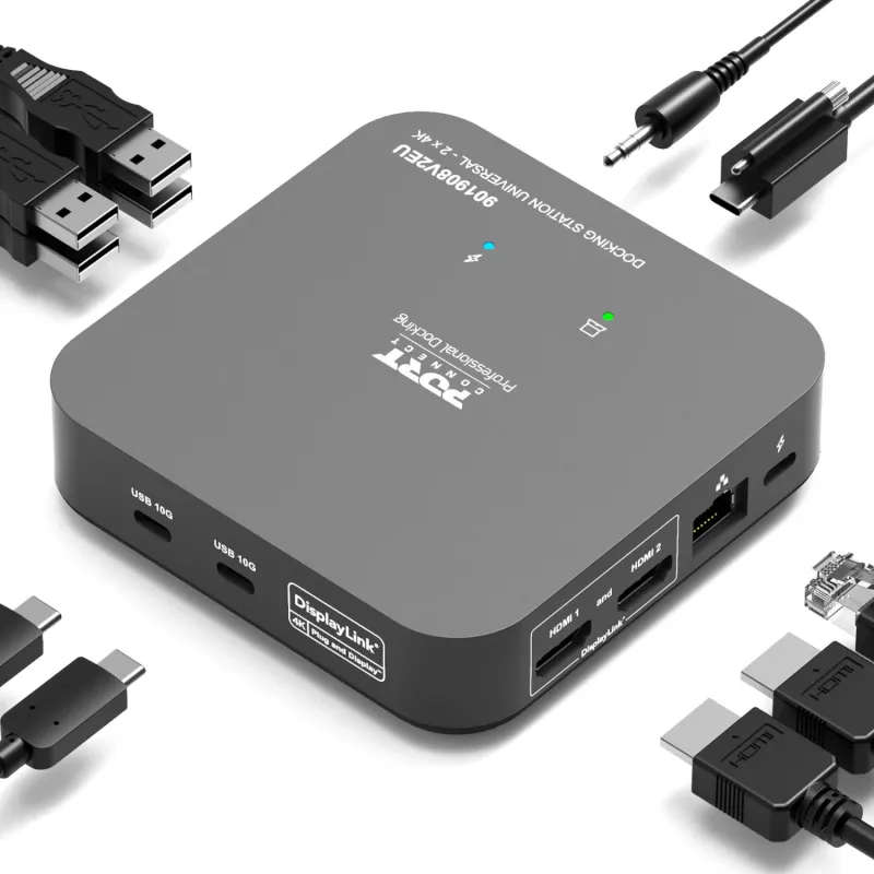 PORT Designs universele dockingstation - 2 x 4K 2 HDMI met voeding - EU