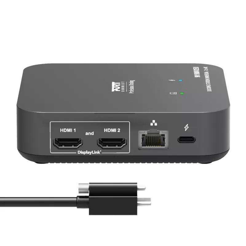 PORT Designs universele dockingstation - 2 x 4K 2 HDMI met voeding - EU