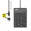 PORT Designs PORT Connect numeriek toetsenblok USB-C zwart