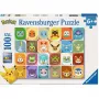 RAVENSBURGER kinderpuzzel Pokémon Faces (100 stukjes)