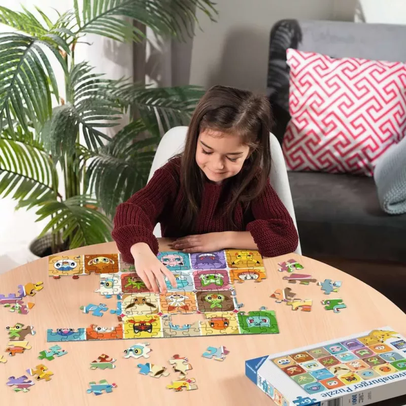 RAVENSBURGER kinderpuzzel Pokémon Faces (100 stukjes)